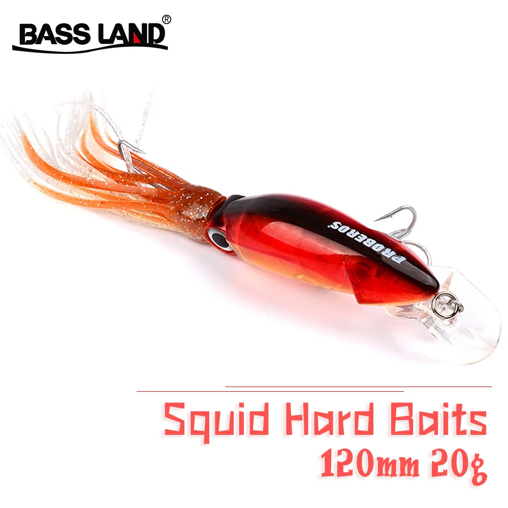 Новинка приманки для ловли кальмаров искусственные воберы жесткая наживка 12 см 20