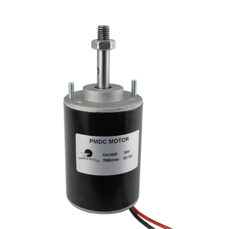 12V 3500 об/мин постоянного тока с постоянным магнитом Шестерни мотор 24V 7000 высокого