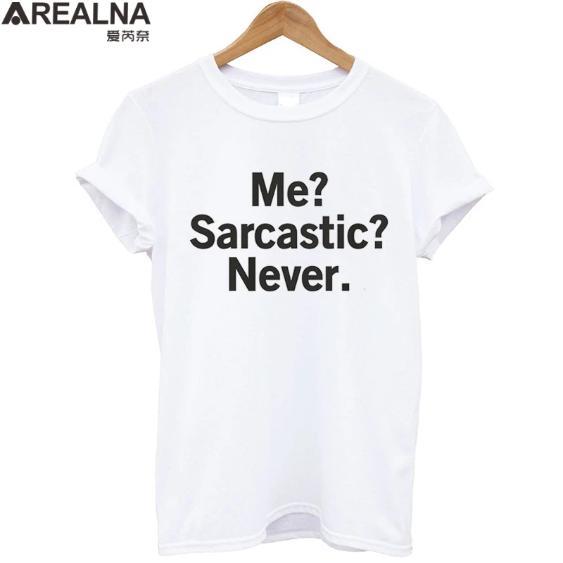 

me  sarcastic  never Printed cotton women tshirt Short Sleeve Funny Summer Tshirt for Women Clothes Streetwear tee shirt femme