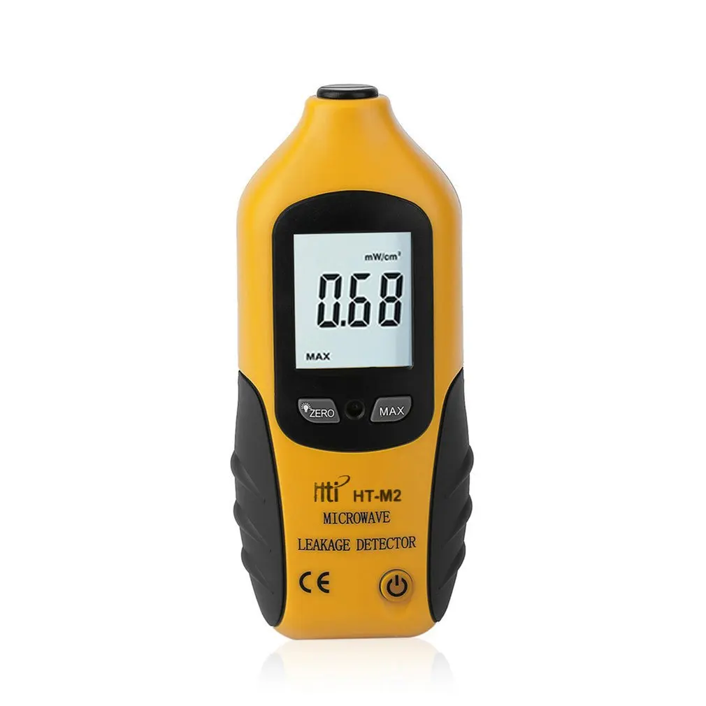 

HT-M2 Professional Digital LCD Display Microwave Leakage Detector High Precision Radiation Meter Tester 0-9.99mW/cm2