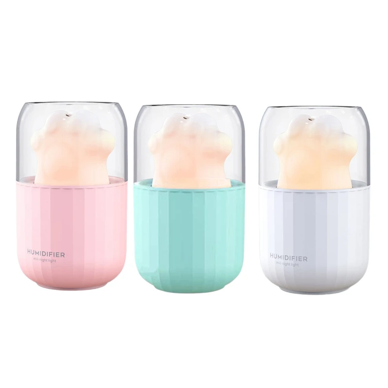 

-Mini USB Portable Cat's Claw Small Night Light Negative Ion Home Desktop Air Humidifier, Desktop Quiet Sprayer