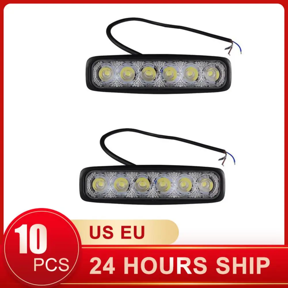 

Headlights 12V-24V For Auto Motorcycle Truck Boat Tractor Trailer Offroad Working Light 18W LED Work Light Spotlight