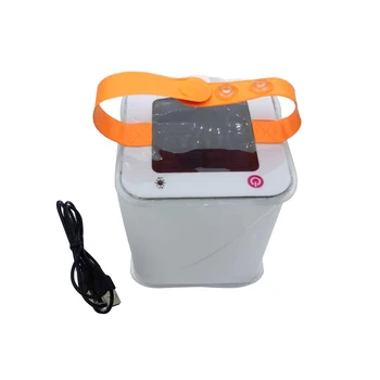 

TPU Inflatable Lantern USB Rechargeable Multifunctional Solar Powered Led Outdoor Phone Charging Emergency Camping Foldable