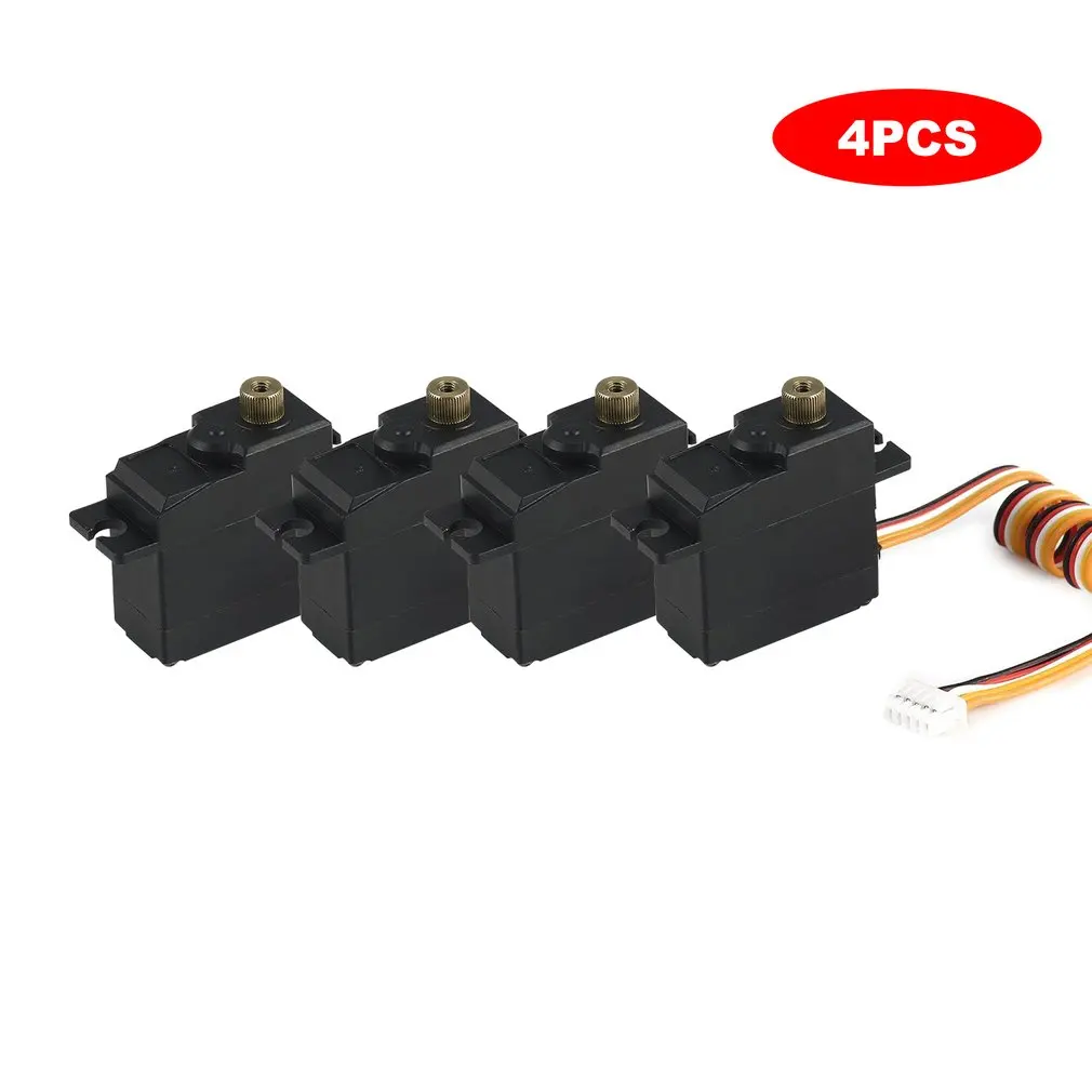 

4PCS Metal Gear Servo 17g 4.8-6V for 1/18 Wltoys A949 A959 A969 A979 A959-A A969-A A979-A RC Car Truck Model Steering Part
