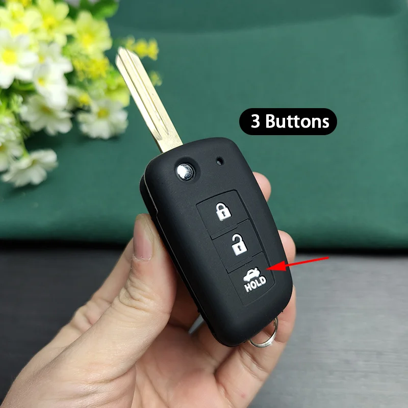 Silicone Car Key fob Cover Case Protect Skin Shell For Nissan Qashqai J11 X-trail Murano MAXIMA ALTIMA Juke Flip Folding Remote