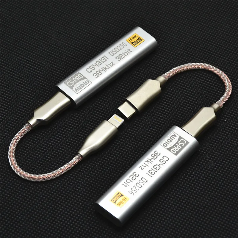 dsd256 dac decodificação usb 32bit 384khz tipo-c