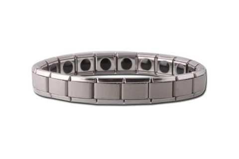 Steel Health Energy Germanium Bracelet Chain Wrist Chain Health Anti-fatigue Bracelet for Men Women Jewelry Gift