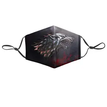 

Game Of Thrones Mask Cartoon 3D Masks Protective PM2.5 Filter Mouth-Muffle Washable Anti Dust Face Mask Bacteria Proof Flu Mask