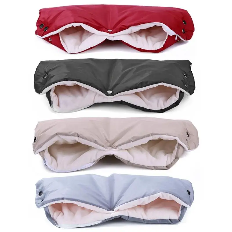 

Newborn Baby Push Winter Warme Stroller Gloves Chair Windproof Gloves Waterproof Fleece Pram Accessories