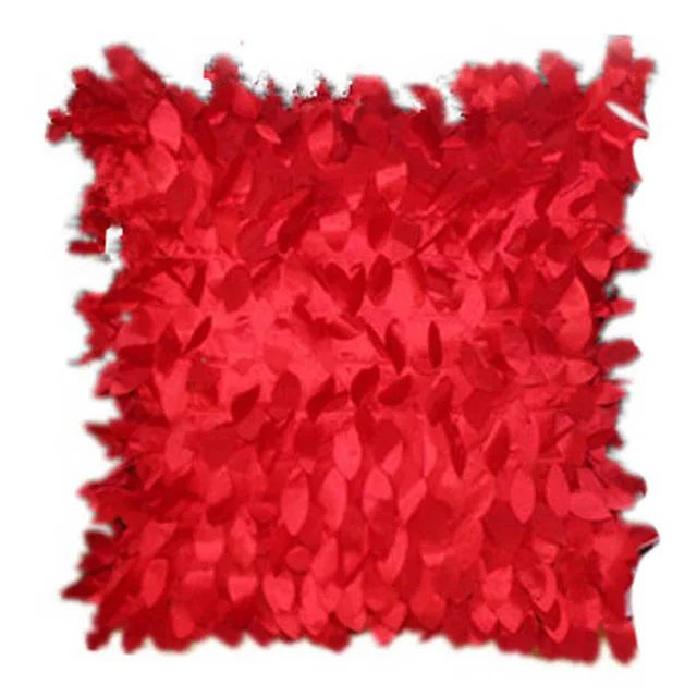 Hot Fallen Leaves Feather Couch Cushion Cover Home Decor Sofa Throw Pillow Case