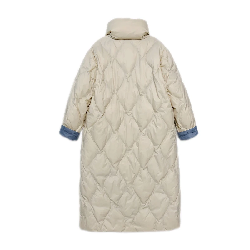 

Winter Coat Women Down Coat Korean White Duck Down Jacket Women Long Puffer Jacket Warm Parka Veste Femme YY1517