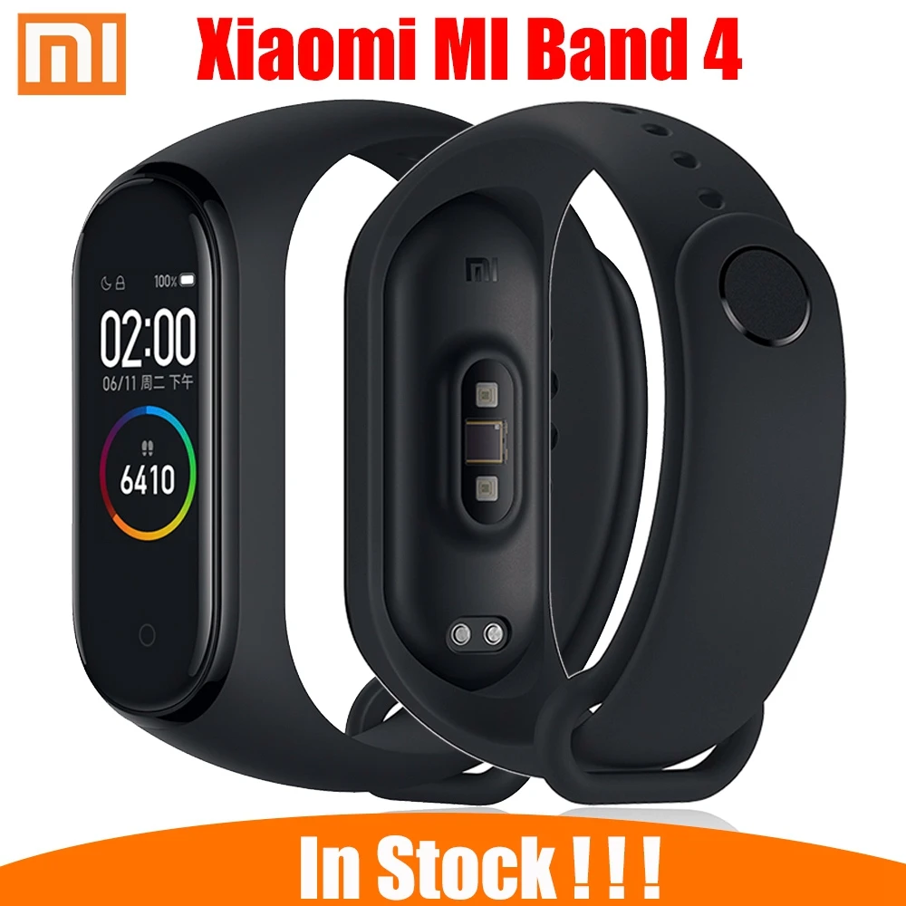 

Xiaomi Mi Band 4 Smart Bracelet 3 Color AMOLED Screen Miband 4 Wristbands Waterproof Fitness Traker Bluetooth Sport Smart band
