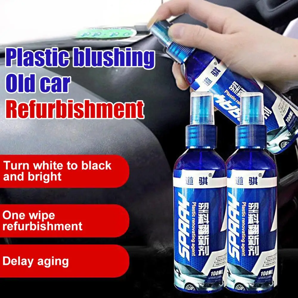 

agent,polish nano coating,car coating agent 100ml Plastic Parts Retreading Restore Agent Wax Instrument Reducing Agent Accessori