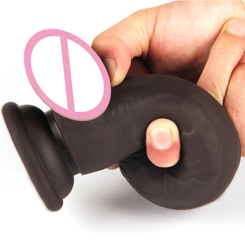 GaGu Silicon Large Black Giant Dildos Realistic Masturbator Massager Vagina For Women Adult Toys For Woman XXL Dildo Lesbian 4