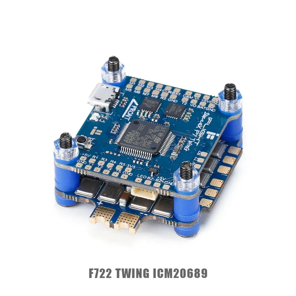 

iFlight SucceX F7 V2.1 TwinG FC with SucceX 60A V2 Plus BLHeli_32 DShot1200 4-in-1 ESC FPV flytower system stack for FPV drone