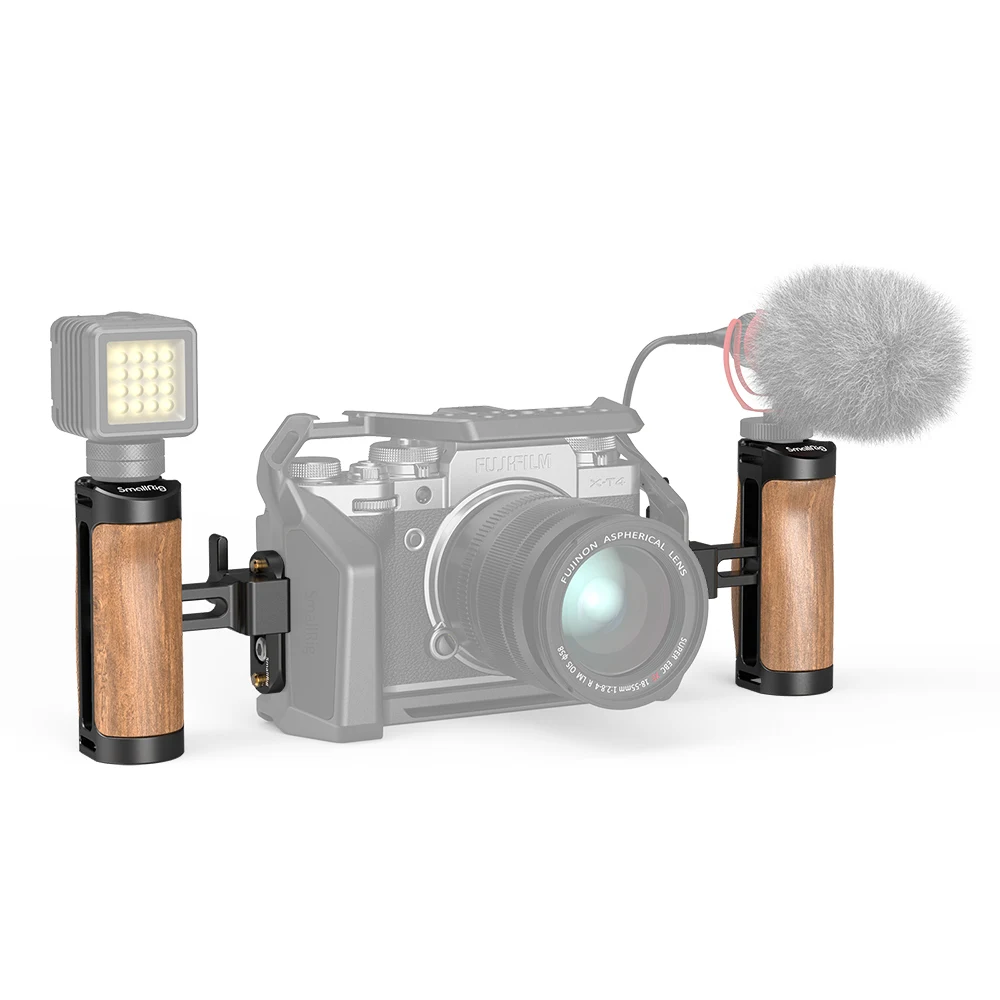 SmallRig Holz NATO Kamera Käfig Seite Griff mit Quick Release NATO Schiene 2978