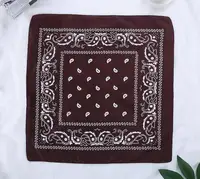 2024 Fashion Hip Hop Bandana Square Scarf 54cm*54cm Black Red Headband Printed For Women/Men/Boys/Girls - Image 4