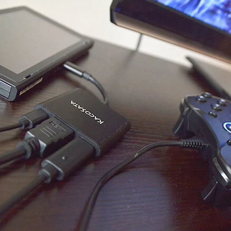 Преобразователь для переключателя экранирующий переключатель 3 usb порта док-станция type-C адаптер зарядная станция конвертер серебристый
