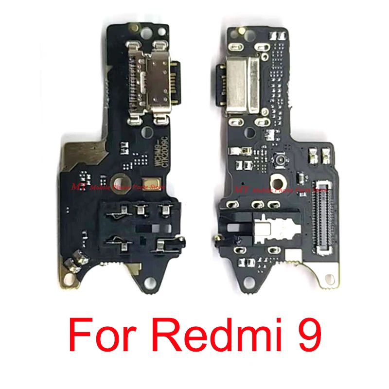 

10 шт., новая зарядная док-станция, USB-порт, гибкий кабель для Xiaomi Redmi 9, Redmi 9, USB-порт для зарядки, гибкий кабель