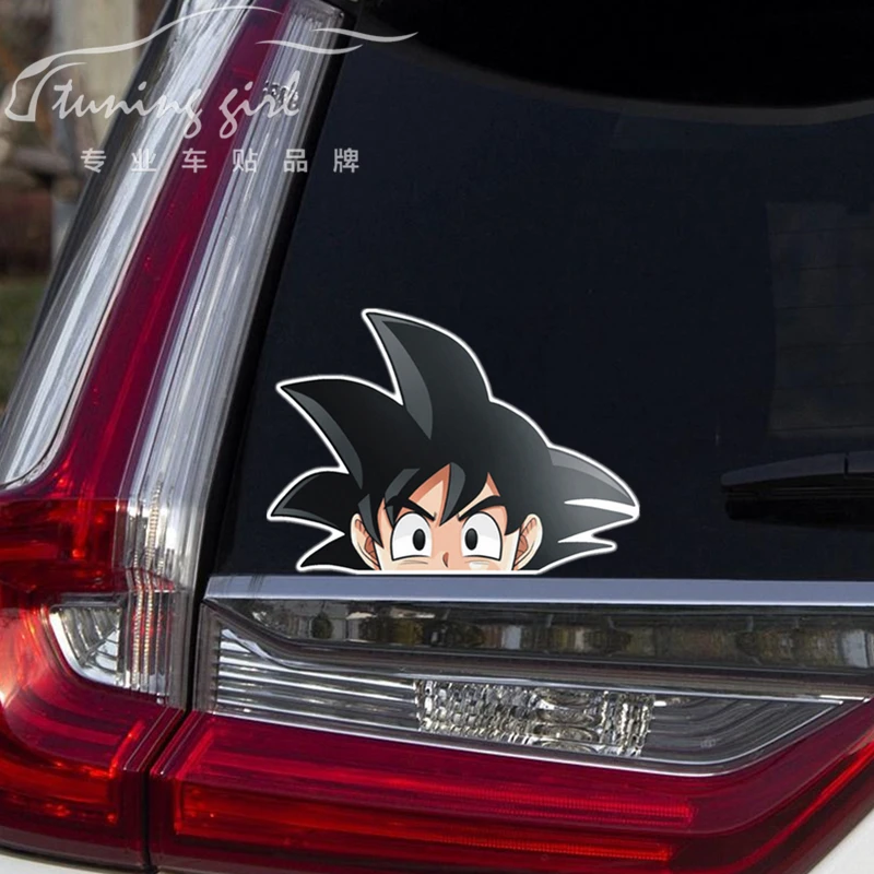 Car Stickers Son Goku Vegeta Cartoon Cute Lovely Reflective Funny Creative Decoration For Windshield Auto Tuning Styling D20 | Автомобили