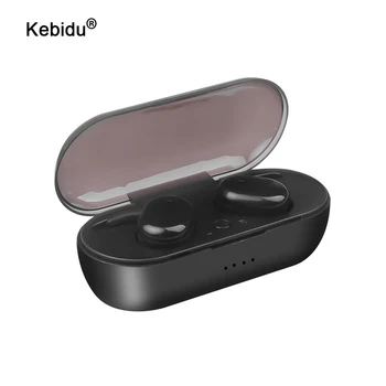 

kebidu Touch Bluetooth 5.0 Earphone TWS Wireless Headphones Bluetooth Stereo Headset Sport Earphones With Mic wireless Earbuds