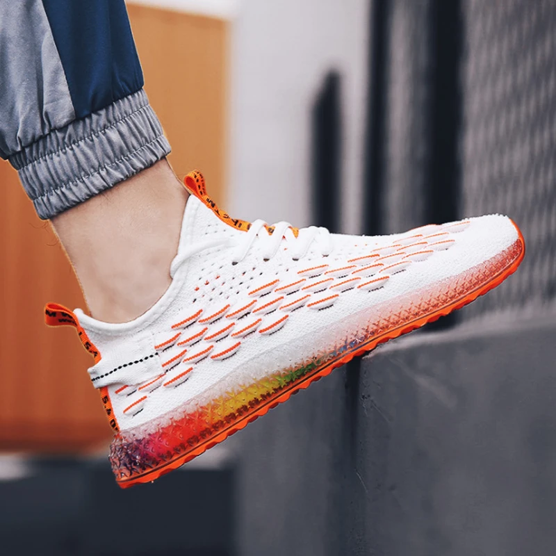 Мужские кроссовки Flyknit кроссовки мужские повседневные кроссовки мужские кроссовки прогулочная Уличная обувь для мужчин обувь Tenis Masculino Adulto