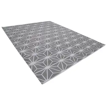 

282x361 Cm Grey Handmade Dhurrie Rug-9x12 Ft