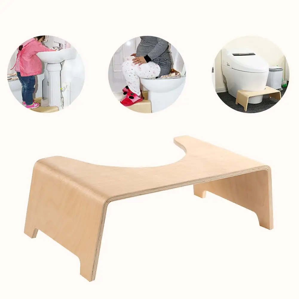 

High Quality Toilet Seat Footstool Household Multifunctional Toilet Stool Anti-Skid Heightened Thickened Stool L Foot Stool For