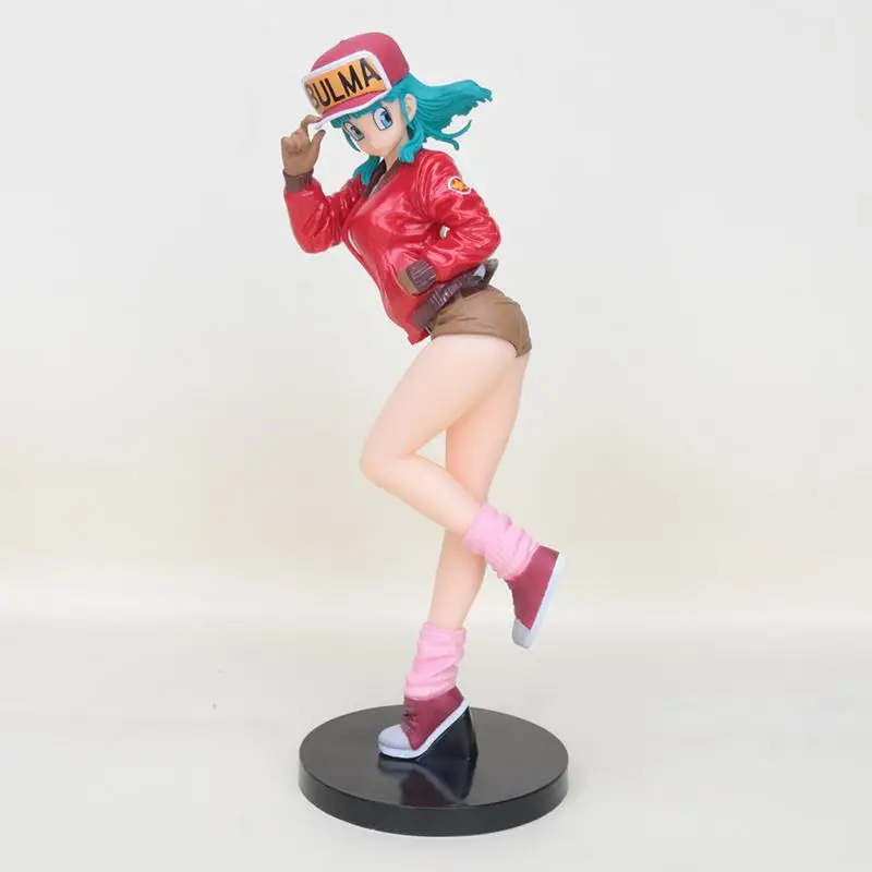 Dragon ball z фигурка Lunchi Lunch Bulma Scultures BIG Zoukei Tenkaichi Budoukai 4 dragonball z фигурка игрушки - Цвет: red opp bag
