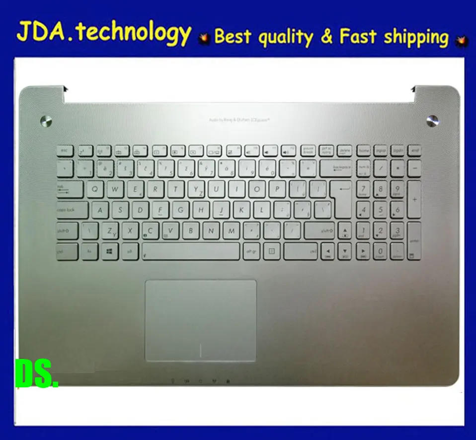 Wellendorff чехол для ноутбука ASUS N750 N750J N750JV N750G Упор для рук EUR клавиатура верхняя крышка тачпад