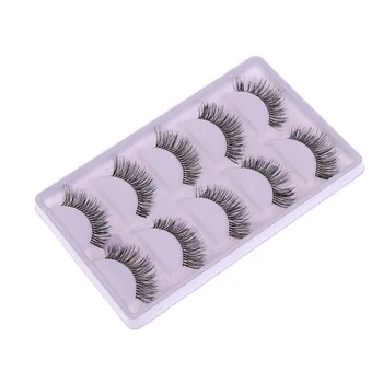 

5 Pairs Women Fashion False Eyelashes Handmade Natural Thick Long Eye Lashes Wispy Pro Female Makeup Beauty Extension Tools