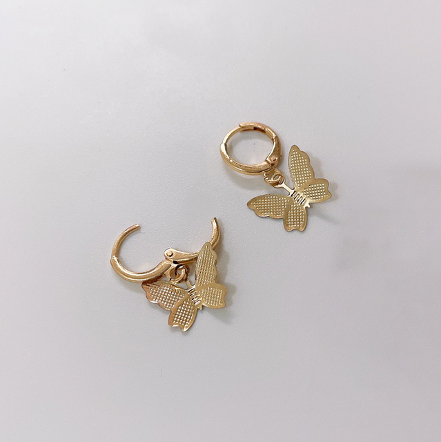 Tassel Butterfly Drop Earrings Silver Color 2020 Fashion Hanging Women Earrings Summer Jewelry Girls GIfts