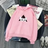 Kawaii  Hooded Cat Triangle Sweatshirt  3