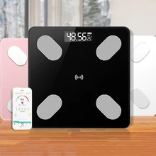 Bathroom Body Fat Scale BMI Scale Balance Smart Voice Bluetooth APP Electronic Scale LED Digital Weighing Scales Bath Scale