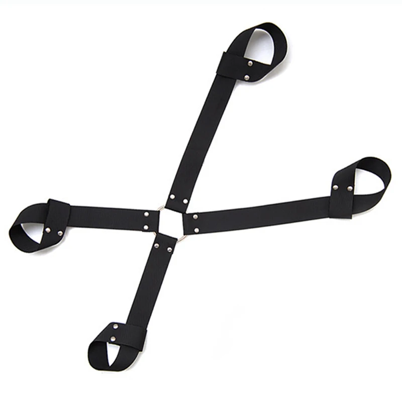 Bdsm Fetish Bondage Restrict Handcuff Sex Wrist +Ankle Cuffs Kit Intimate Contact Sexual Assistance Erotic Toys For Couples | Красота и