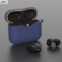 Силиконовые сумки для WF-1000xm3 наушники гибкий всесторонний защитный чехол полное покрытие для sony WF-1000XM3 аксессуары для наушников