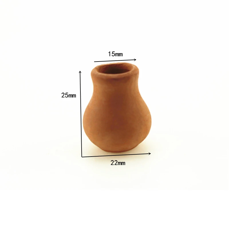 2pcs Mini Grass Flower Pots Outdoor Yard Container Mini Planter Wedding Crafts Clay Pot Plant Decoration