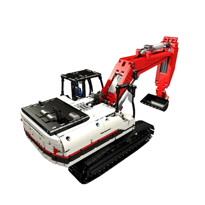BuildMOC экскаватор игрушка RC Инженерная машина MOC 2513 linkbelt 250 3 экскаватор RTR для детей Рождественский подарок автомобиль с дистанционным управлением