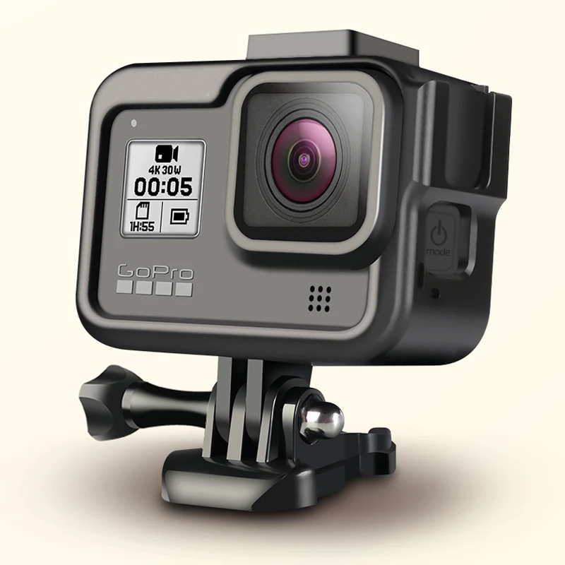 Для GoPro 8 аксессуары GoPro Hero 8 Черный алюминиевый сплав защитная рамка чехол для видеокамеры Корпус чехол крепление для камеры GoPro