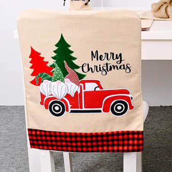 

Christmas Non-woven Elf Decorations Chair Set Stool Set Chair Cover christmas decorations for home новый год Free Shipping