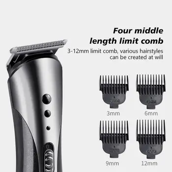 

3 In 1 Razor Hair Clipper Waterproof Nose Hair Clipper Set Multi-Function Nose Clipper Washable Razor With 4 Limit Comb