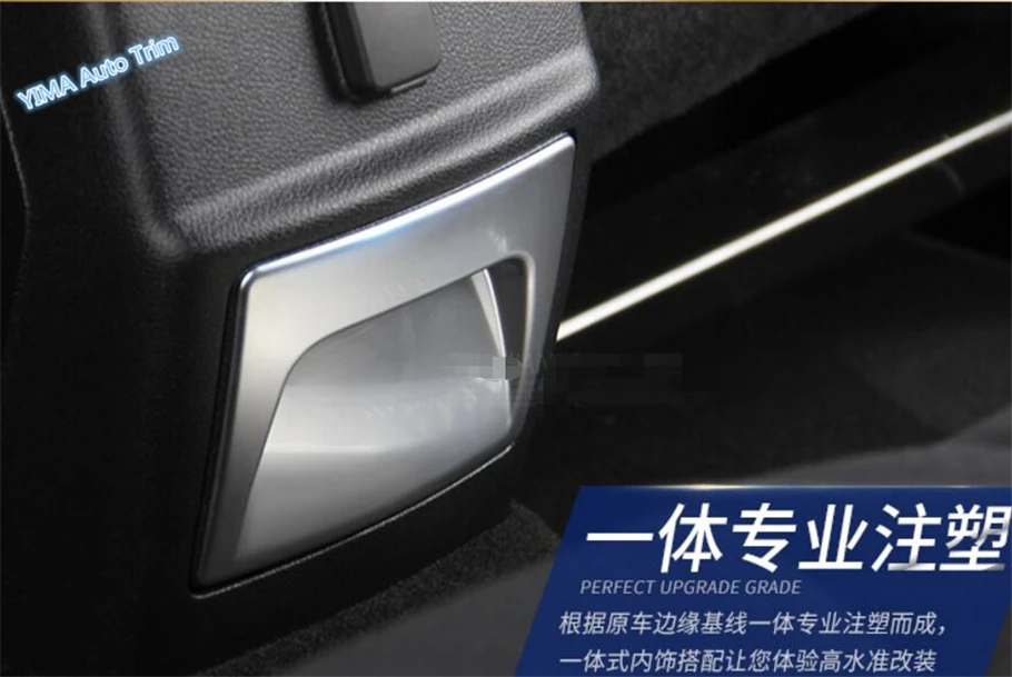 

Lapetus Auto Styling Rear Row Center Armrest Box Decoration Panel Cover Trim 1 Pcs Fit For Ford Explorer 2016 2017 2018 2019 ABS