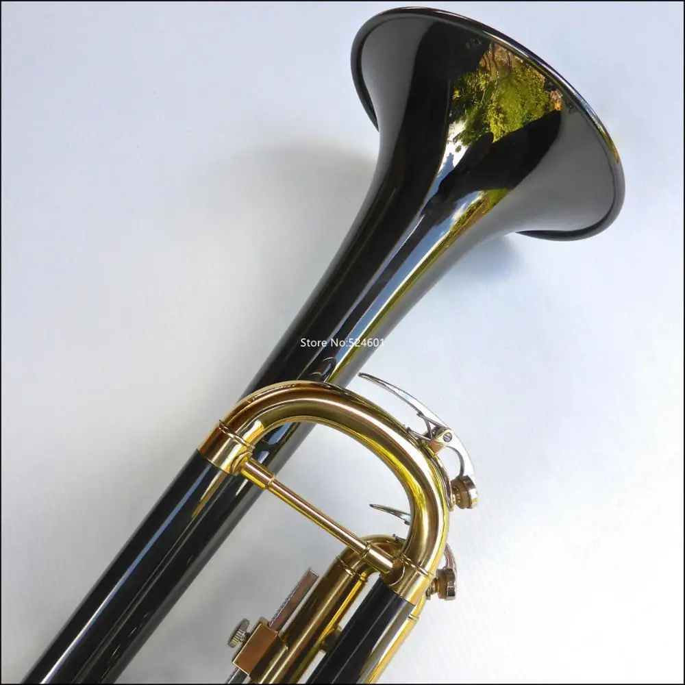 High Quality Bb Trumpet Dark Nickel Professional musical instruments With Case Accessories