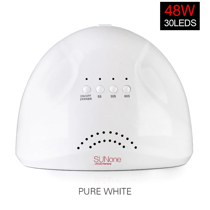 NAILCO UV Lamp for Nail 54W Sunone LED Nail Dryer Gel Polish Nail Lamp 5s/30s/60s Auto Sensor for Manicure Curing All 48W 30 ABS