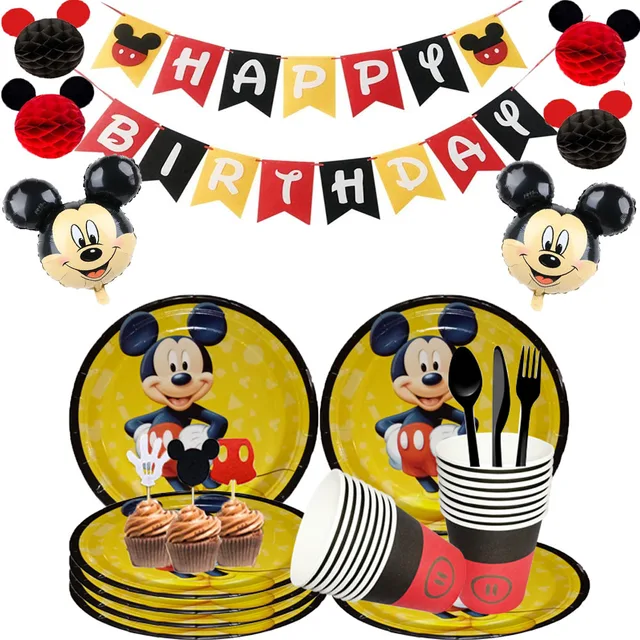 Mickey Mouse Clubhouse Party Ideas 1st Birthday - Disney 1st Birthday Party  Baby - Aliexpress