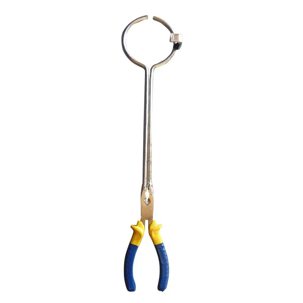 Crucible Tongs Clamp Pliers Holder for Gold Melting Furnace Metal Casting Tool