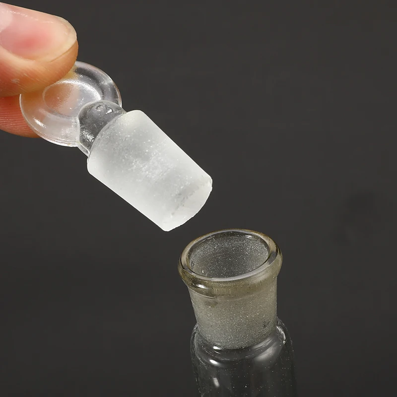 Glass Volumetric Flask Glassware With Stopper Lab Chemistry Laboratory Transparent Beaker 5-100ml Laboratory Round Boiling Flask lab glass supplies lab volumetric flask
