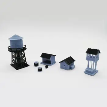 Outland Models  Train Railway Layout Trackside Building Set Z Scale 1:220