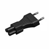 EU TO IEC320 C5 Power conversion plugs ,European 2 Pin Male to IEC 320 C5 Right Angle Power adapter ► Photo 3/3