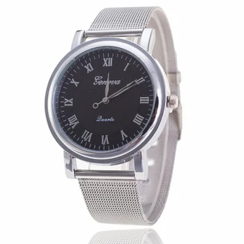 

10pcs/lot Watch Women Men Mesh Hot Fashion Wristwatch Montre Homme Relojes Hombre Quartz Male Business Watch Clock Free Shipping